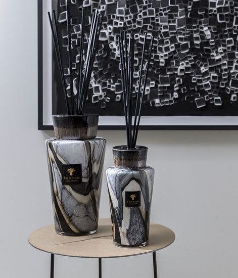 Marble, ваза аромадиффузора Stones Totem, Baobab Collection
