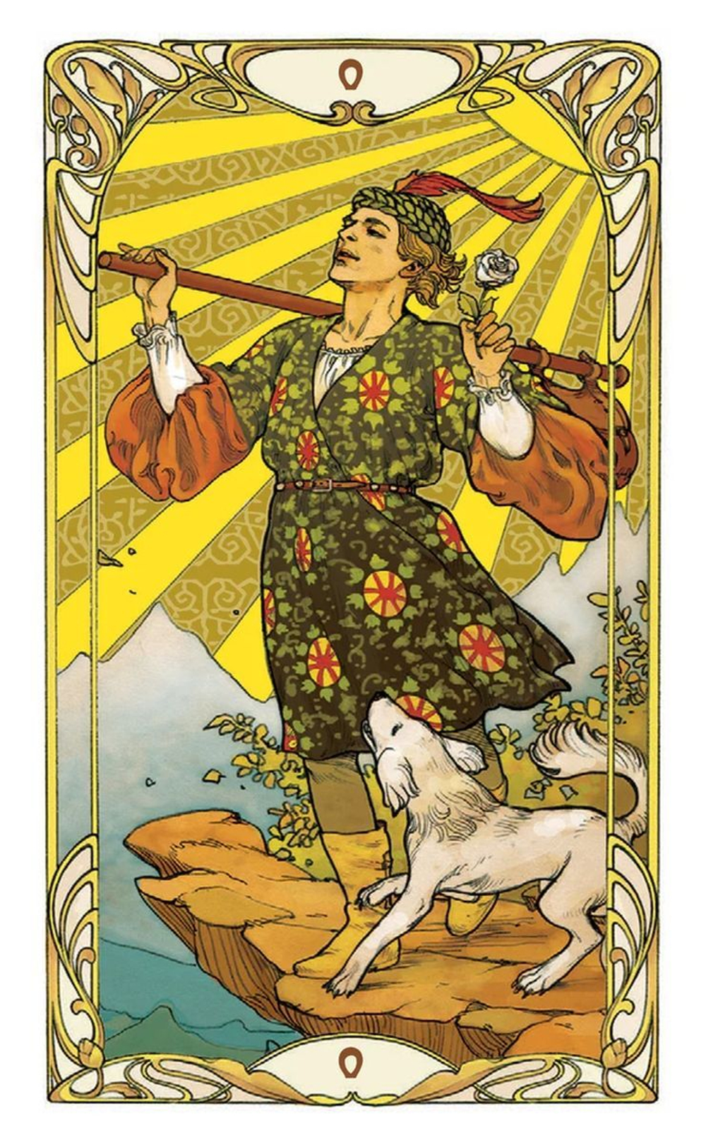 Мини Таро Арт-Нуво Золотое / Mini Golden Art Nouveau Tarot