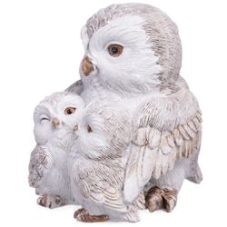 СТАТУЭТКА "СОВА С СОВЯТАМИ" 8Х7Х8,5 СМ
