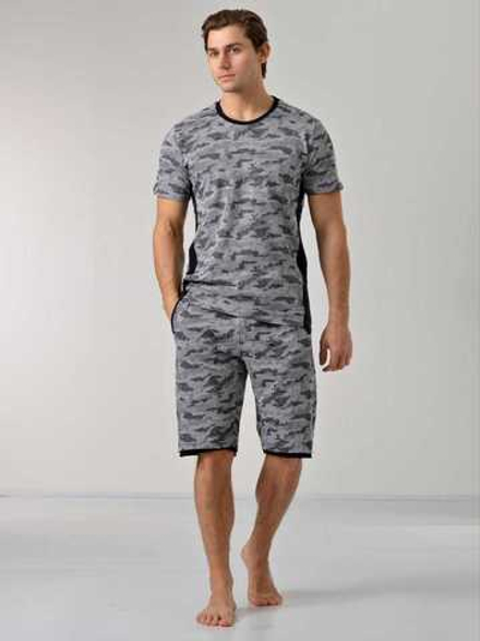 [m]Пижама мужская шорты+футболка 88110
