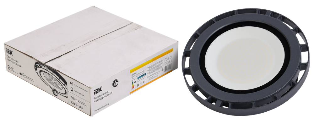 Светильник светодиодный ДСП 5011 100Вт 4000К IP65 алюминий IEK