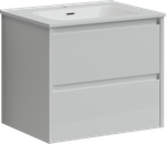 Тумба с раковиной Sancos Libra, 59 см., эмаль белый, LB60W