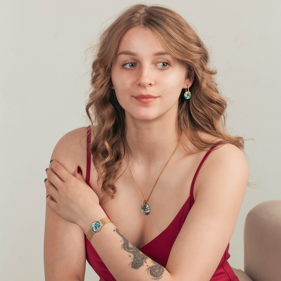Серьги Fiore Luna AE03784-1 G