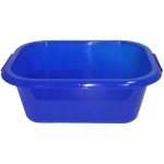 Таз прямоугольный 30 л ПП синий /5