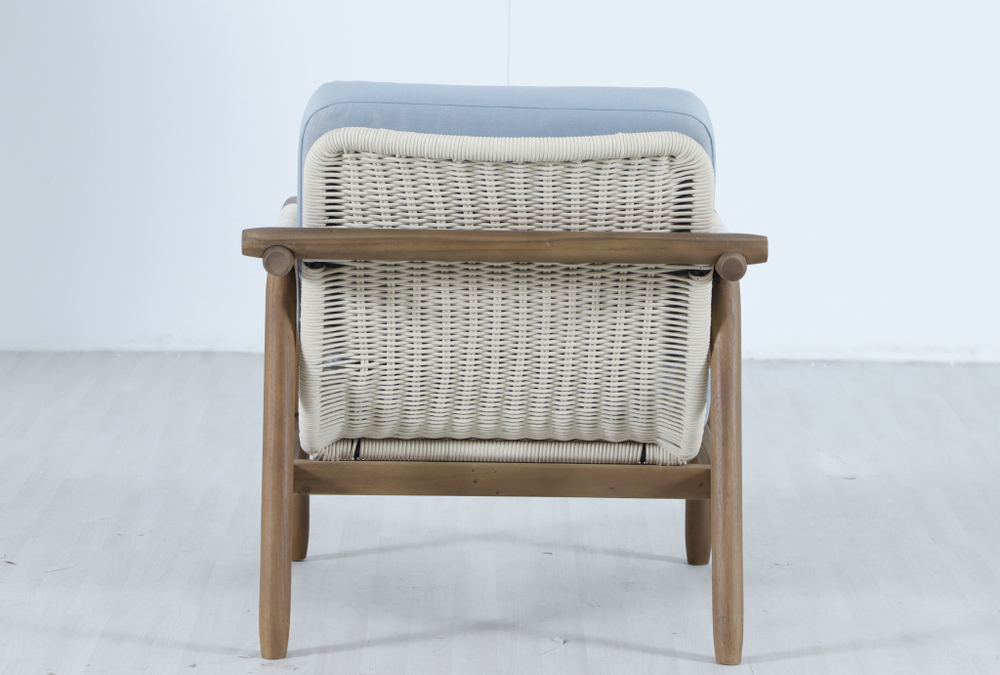 Комплект плетеной лаунж-мебели на 5 персон Tagliamento Apoyo, грецкий орех, бежевый