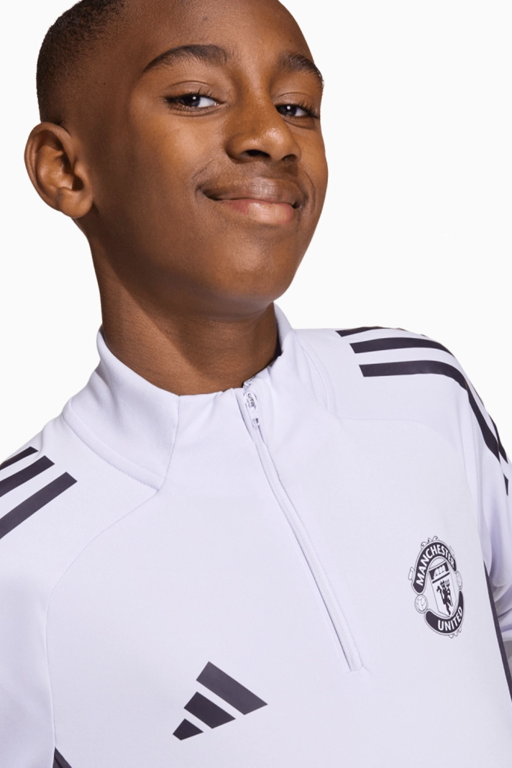 Кофта adidas Manchester United 25/26 Training Top Junior - фиолетовый