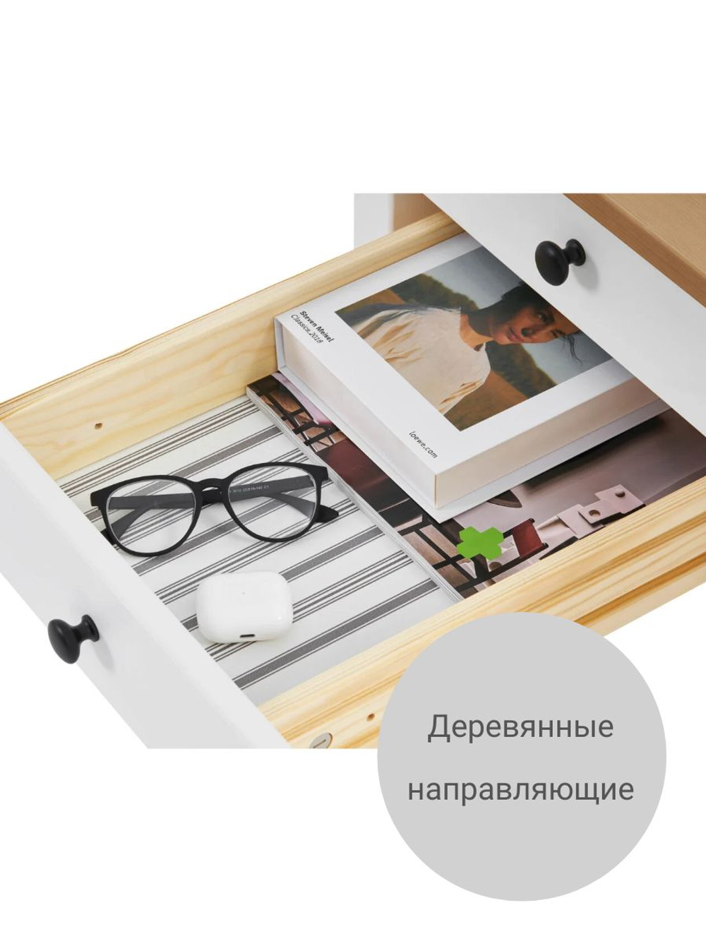 IKEA Письменный стол HEMNES,155*65*74, белый-коричневый, КЫМОР (ХЕМНЭС ИКЕА)