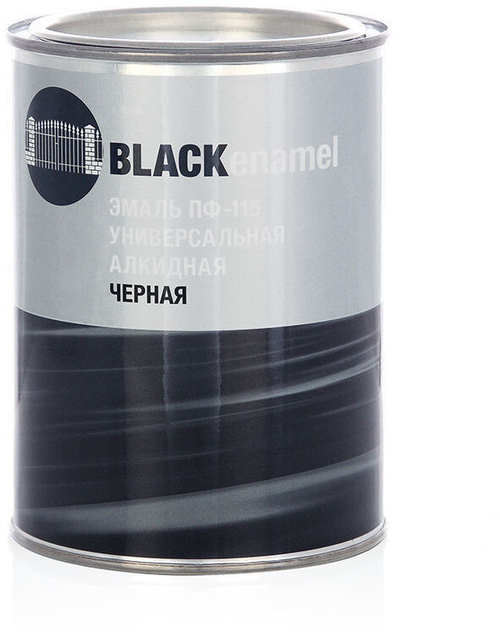 ЭМАЛЬ УНИВЕРСАЛЬНЫЙ СТАНДАРТ ПФ-115 ЧЕРНАЯ 0,8КГ