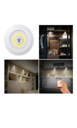 Набор беспроводных LED светильников с пультом управления 3 шт, Светодиодная подсветка для кухни, под шкафы