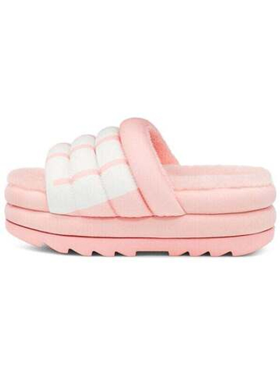 UGG Maxi Slide Логотип Розовые Сандалии для Женщин