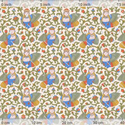 Птицы Сирин на светлом by Lena Rybakova 1000 DPI