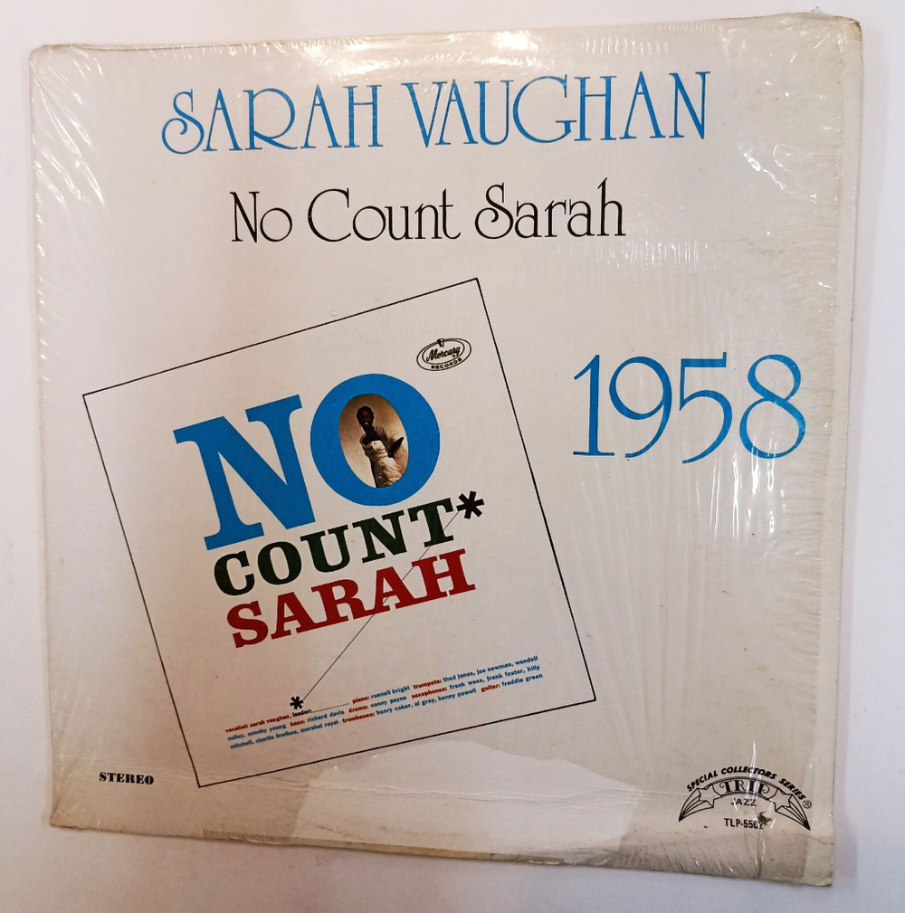 Винтажная виниловая пластинка LP Sarah Vaughan No Count Sarah (USA 1975)