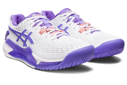Женские Кроссовки теннисные Asics Gel-Resolution 9 - white/amethyst