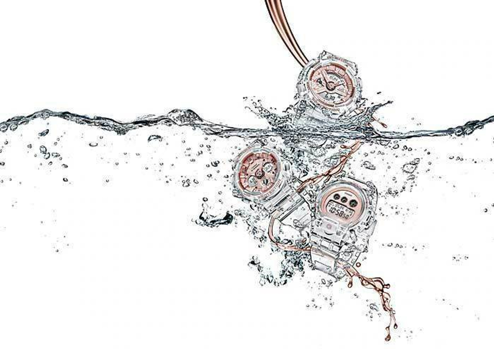 Японские наручные часы Casio G-SHOCK GMA-S120SR-7AER с хронографом