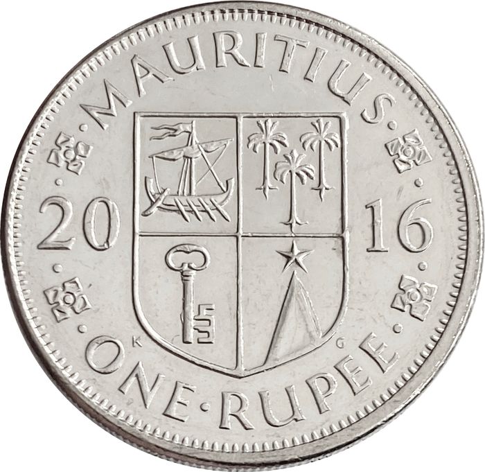 1 рупия 2016 Маврикий