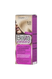 Белита-М Belita Color Стойкая краска с витаминами для волос тон №9.03 Саванна