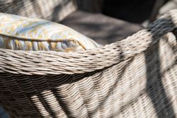 "Эспрессо" обеденная группа плетеная, цвет бежевый