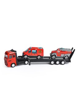 Набор детский Автовоз и 2 машинки Спасатели (TQ66B-6)