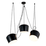 SLE120643-03.1 Светильник подвесной Черный/Черный E27 3*40W TRIESTE
