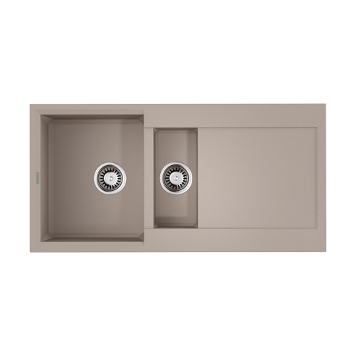 кухонная мойка Omoikiri Sakaime 100-2-SA Tetogranit/бежевый