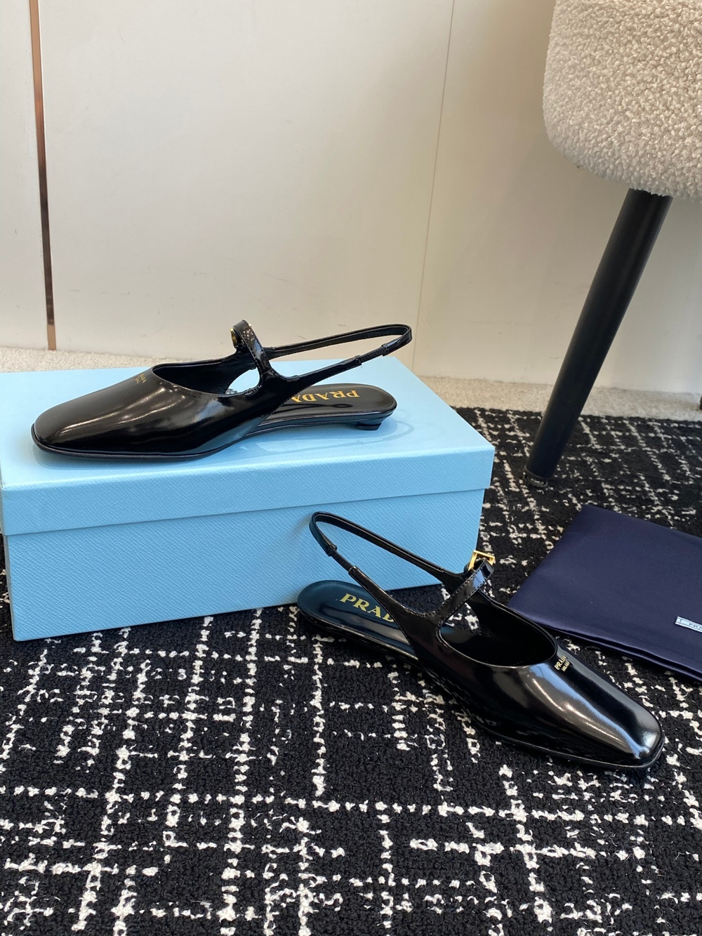 Prada Slingback Ballerinas