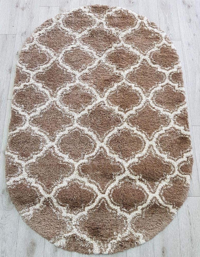 Shaggy Xxx 36267A BEIGE \ BEIGE Овал