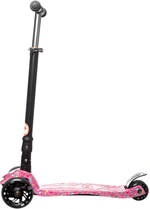 Самокат детский трехколесный Игрокат складной Dino Print Princess black
