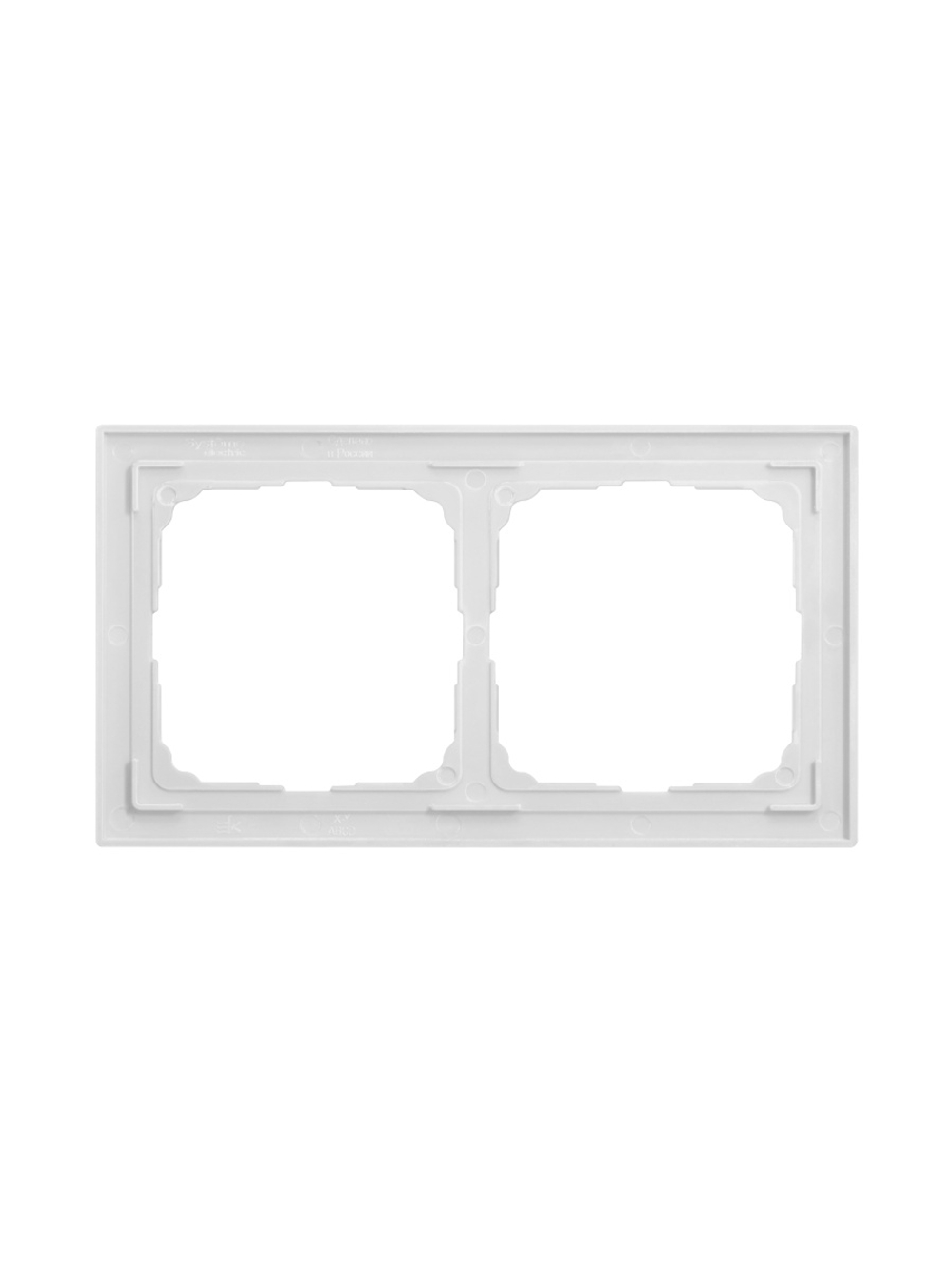 Рамка 2-м ArtGallery Pure матов. органич. стекло бел. SE GAL330102