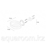 "LUKSOR" Мыльница керамика FX-71608B (к/к 10)