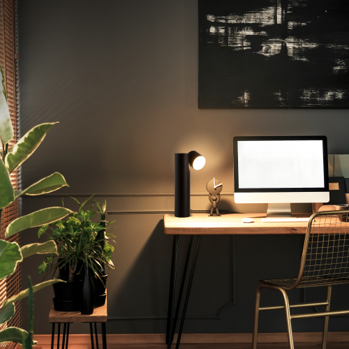 Настольная светодиодная лампа 80425/1 черный