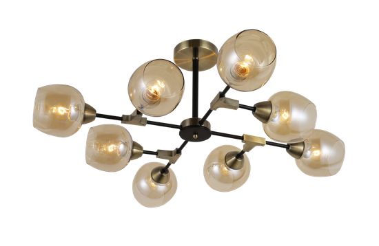 77334/8 BRONZE+BLACK (1) Люстра (RL)