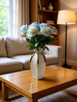 45 см розы светло голубые