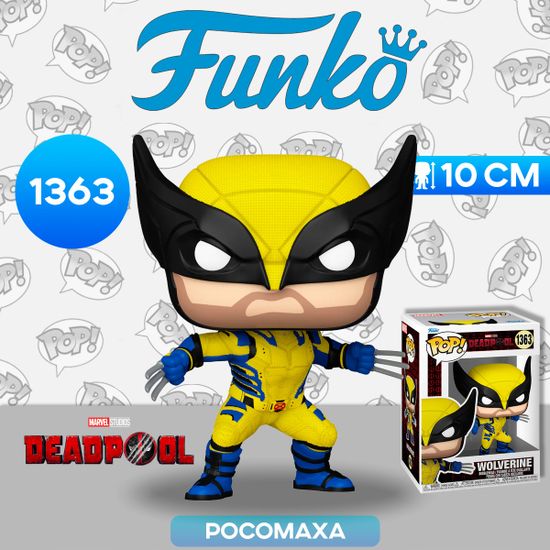 Фигурка Funko POP! Bobble Marvel Deadpool 3 Wolverine (1363) 79767 / Фигурка Фанко ПОП! по мотивам фильма "Дэдпул и Росомаха", Росомаха