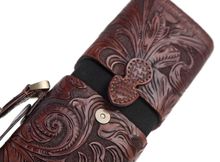 Тубус для кия "Classic ZG22" (2/2, натуральная кожа)