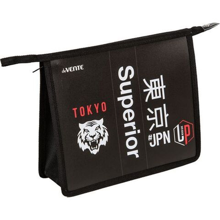 Папка д/тетрад. А5 (243x200x80) 1отд. молния сверху, пластик"Superior"