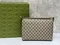 Сумка-мессенджер Gucci с переплетенными буквами G коричневый