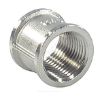 Муфта латунь никель Ду 40 (1 1/2") ВР/ВР SantechSystems