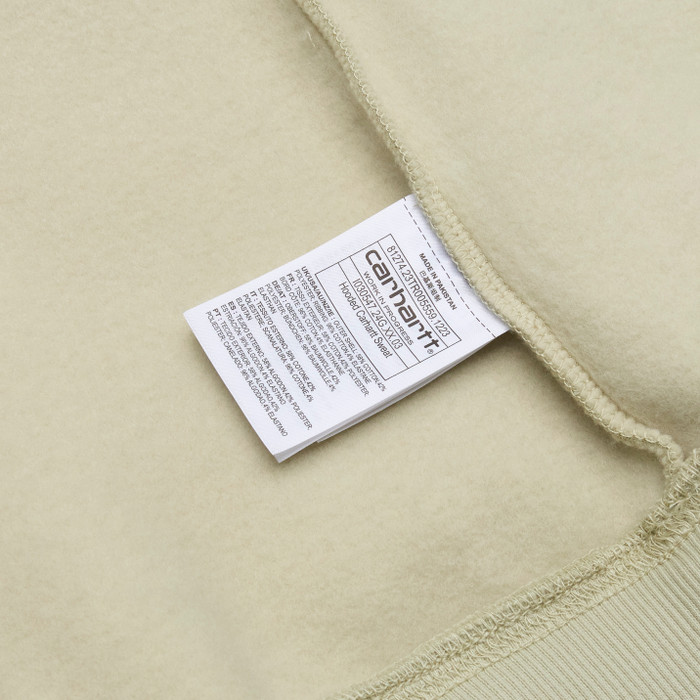 Толстовка мужская Carhartt WIP Hooded Sweatshirt  артикул:I030547_beryl_sorrent - купить в магазине Дайс