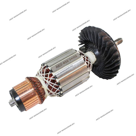 Якорь подходит для BOSCH УШМ GWS 20-180, 20-230 серия Ultra Pro (аналог 1604011252)