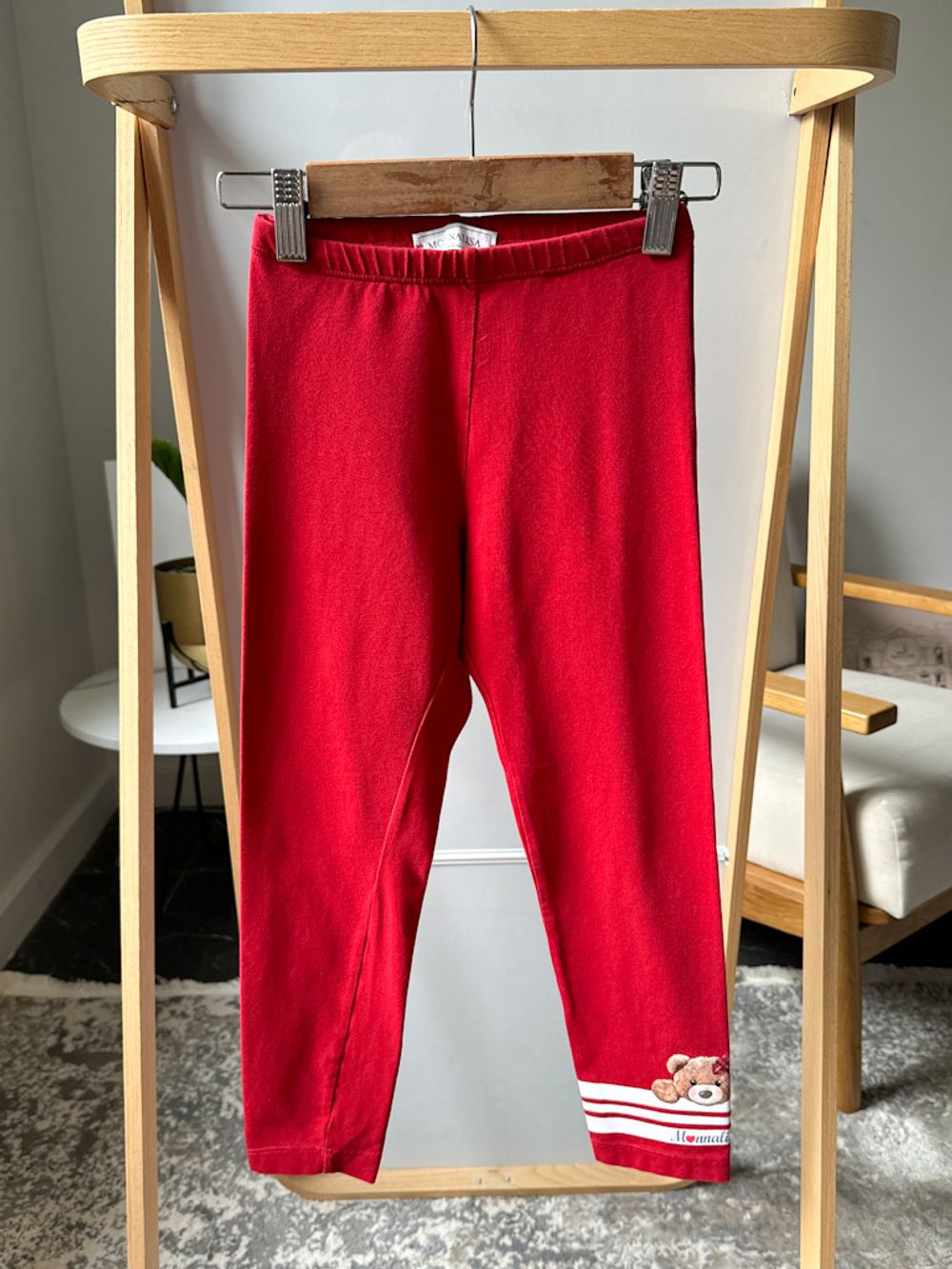 Хлопковые леггинсы Monnalisa, 128