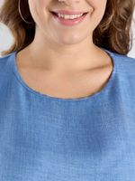 Блузка Женский каприз-3 Виотекс СИНИЙ