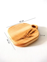 Доска разделочная из дерева сервировочная