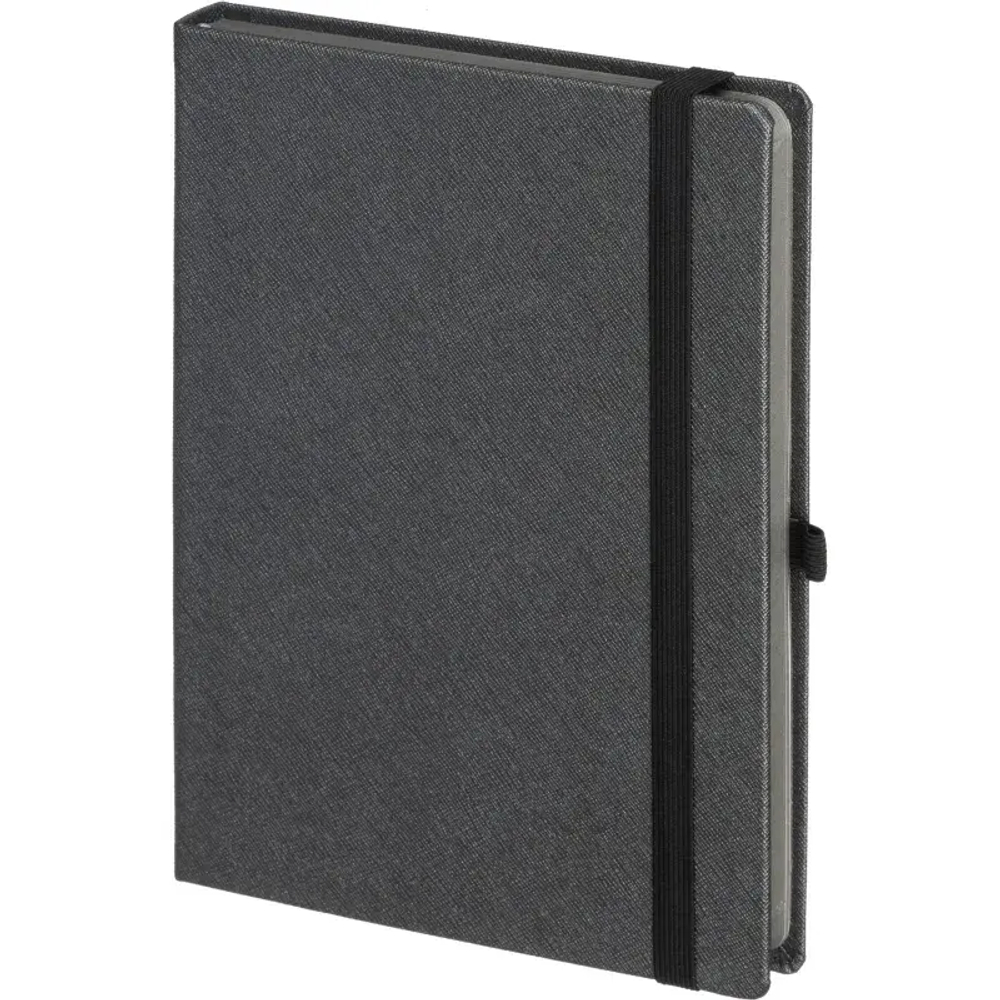 Ежедневник датированный 2026,Attache,сереб./резин./срез,А5,352стр,Рияд Ламе