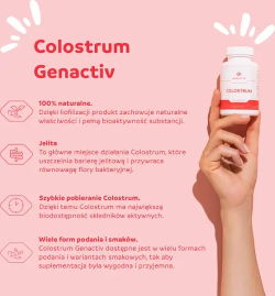 Диетическая добавка Genactiv Колострум и кобылье молоко, 180 капсул