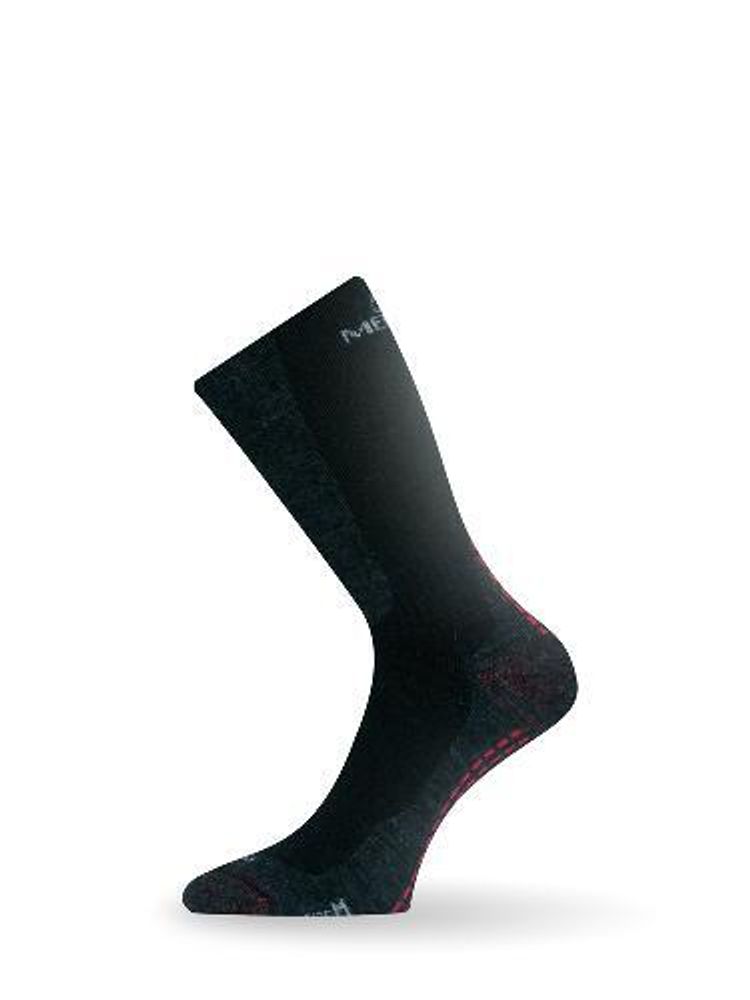 Носки Lasting WSM 900, wool+polypropylene, черный, размер S, WSM900-S