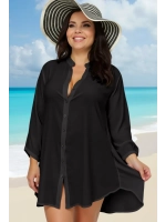 туника пляжная рубашка накидка летняя на пуговицах