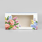 Коробка складная «Расцветай» голубая, 20 x 10 x 5 см