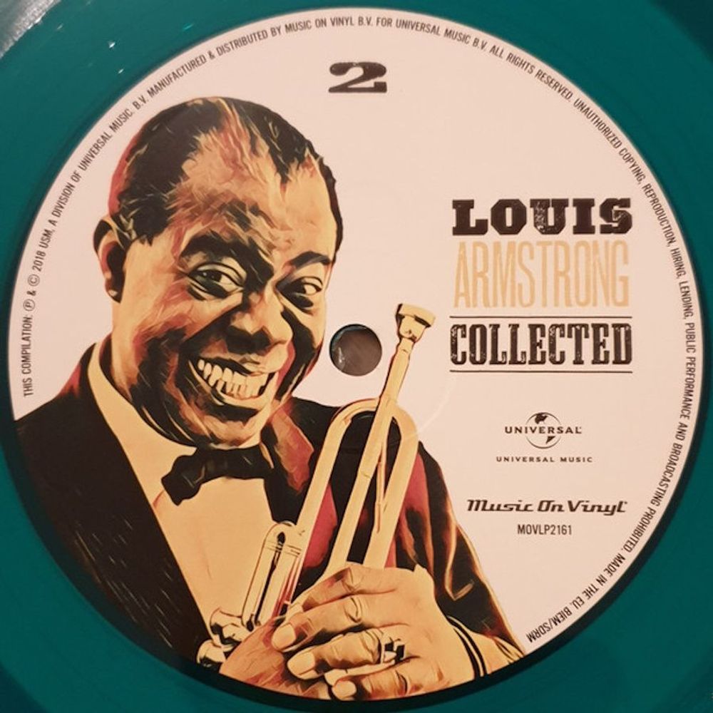 Louis Armstrong. Collected (2 LP, Colour) Луи Армстронг. Новая запечатанная виниловая пластинка