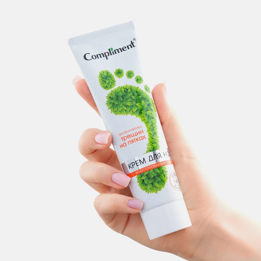Крем для ног Compliment Восстанавливающий Профилактика трещин 100мл