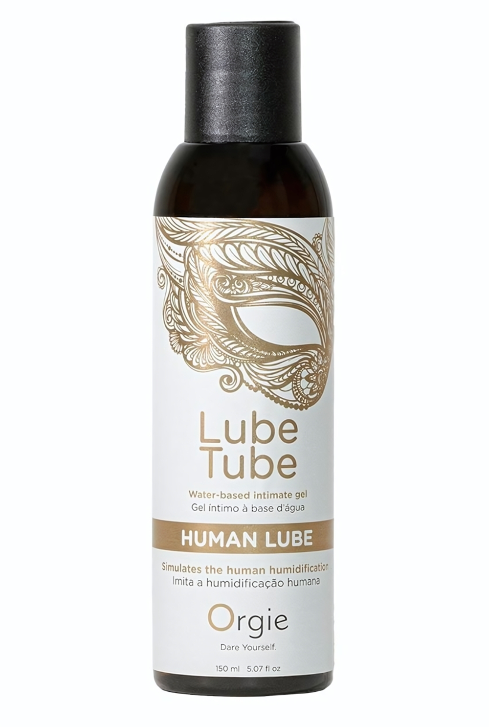 Интимный гель на водной основе Lube Tube Human Lube - 150 мл.